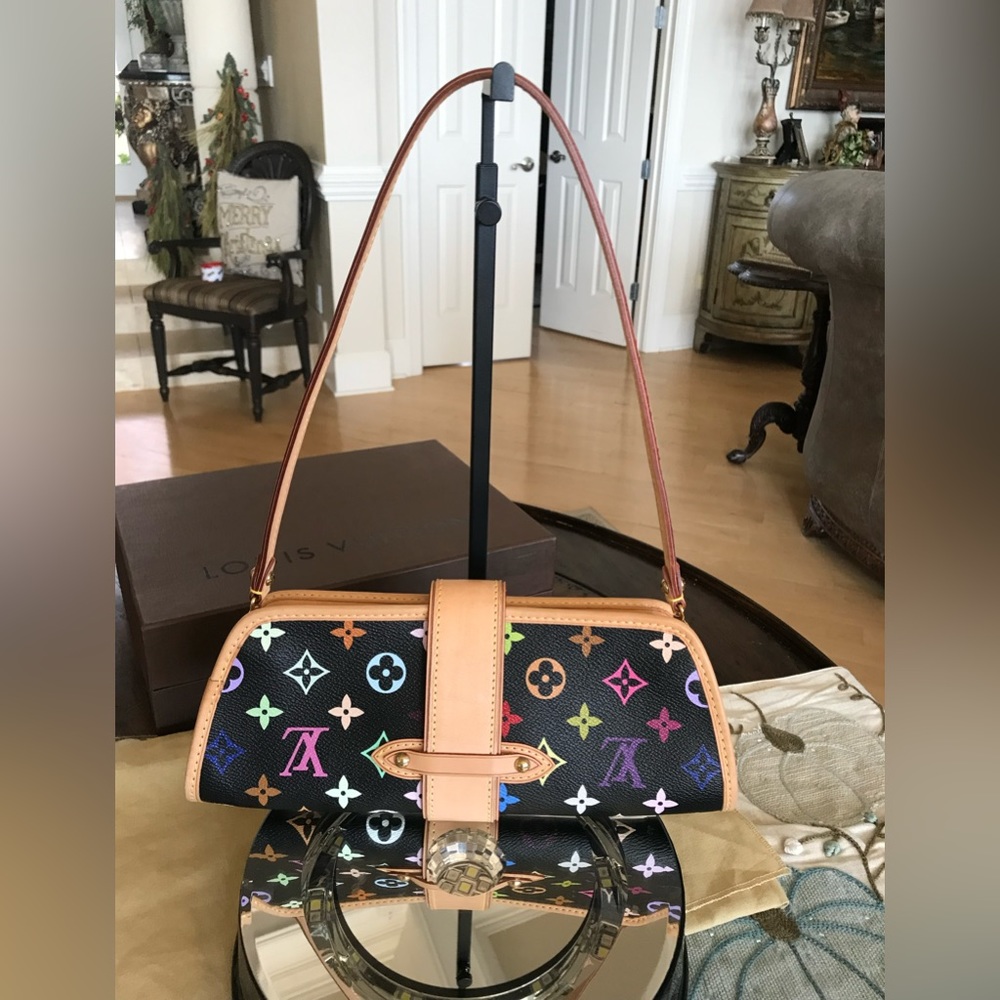 Exquisite Louis Vuitton Multicolored Noir Shirley